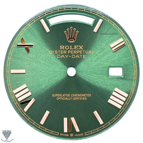 rolex day date replacement dials|custom Rolex dials and bezels.